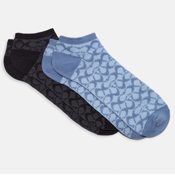 Coach Underwear & Socks Nwt Coach Mens Signature Crew Socks Pair Of